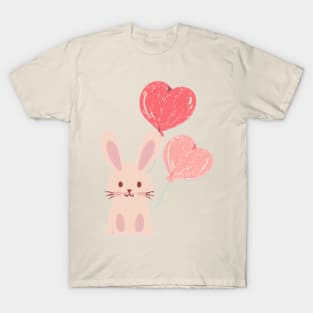 Bunny with Balloons T-Shirt